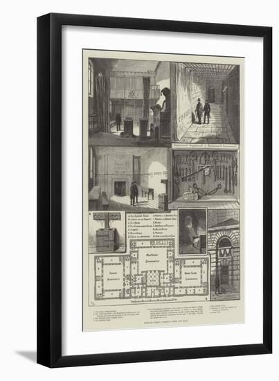 Newgate Prison, Interior Views and Plan-Frank Watkins-Framed Giclee Print