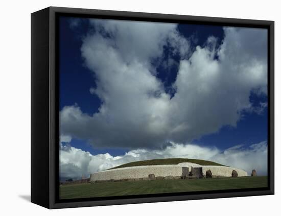 Newgrange, County Meath, Leinster, Republic of Ireland, Europe-Woolfitt Adam-Framed Premier Image Canvas