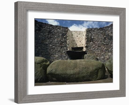 Newgrange, County Meath, Leinster, Republic of Ireland, Europe-Woolfitt Adam-Framed Photographic Print