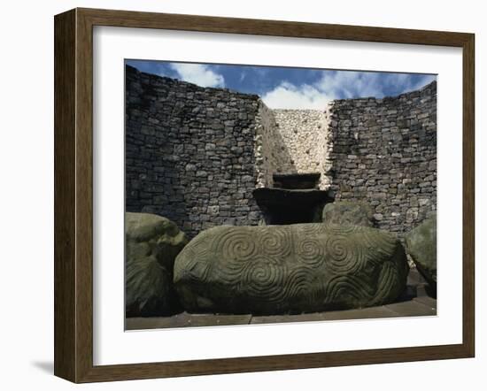 Newgrange, County Meath, Leinster, Republic of Ireland, Europe-Woolfitt Adam-Framed Photographic Print