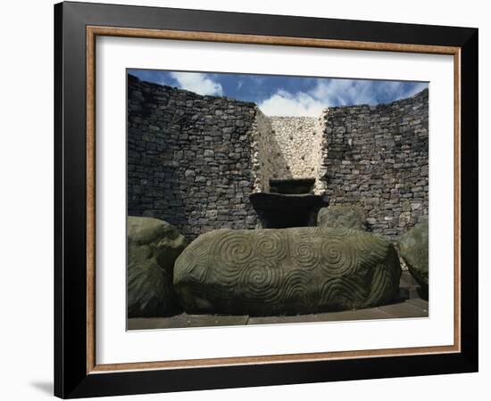 Newgrange, County Meath, Leinster, Republic of Ireland, Europe-Woolfitt Adam-Framed Photographic Print