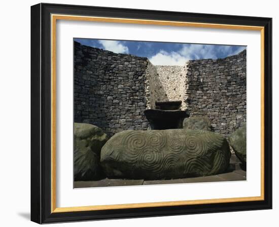 Newgrange, County Meath, Leinster, Republic of Ireland, Europe-Woolfitt Adam-Framed Photographic Print