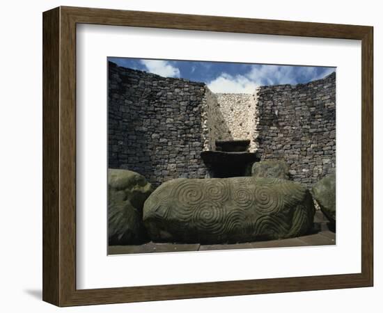 Newgrange, County Meath, Leinster, Republic of Ireland, Europe-Woolfitt Adam-Framed Photographic Print