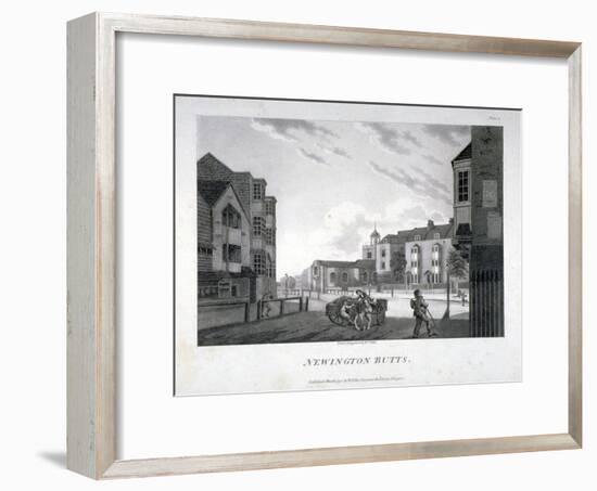 Newington Butts, Southwark, London, 1792-William Ellis-Framed Giclee Print