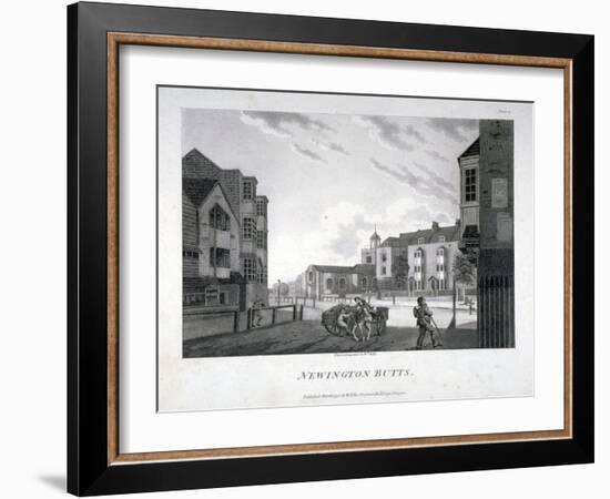 Newington Butts, Southwark, London, 1792-William Ellis-Framed Giclee Print