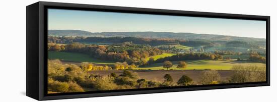 Newlands Corner, Guildford, North Downs, Surrey, England, UK-Jon Arnold-Framed Premier Image Canvas