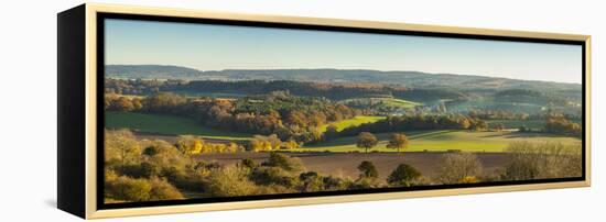 Newlands Corner, Guildford, North Downs, Surrey, England, UK-Jon Arnold-Framed Premier Image Canvas
