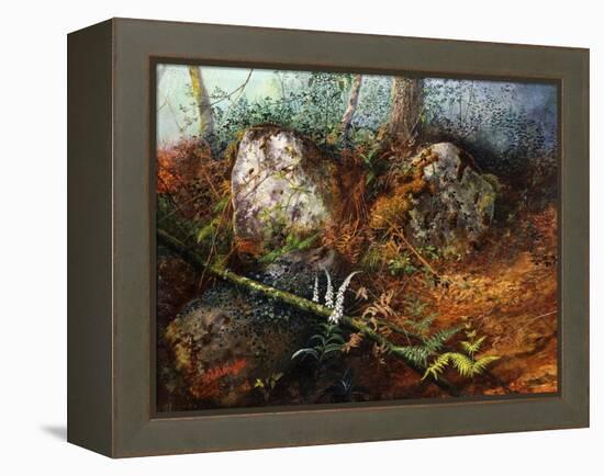 Newlay Wood-John Atkinson Grimshaw-Framed Premier Image Canvas