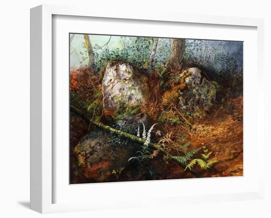 Newlay Wood-John Atkinson Grimshaw-Framed Giclee Print