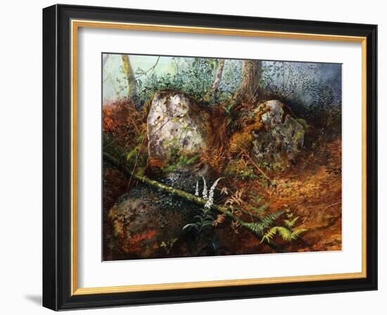 Newlay Wood-John Atkinson Grimshaw-Framed Giclee Print