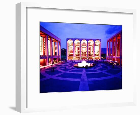 Newly Completed Lincoln Center-Michael Rougier-Framed Photographic Print