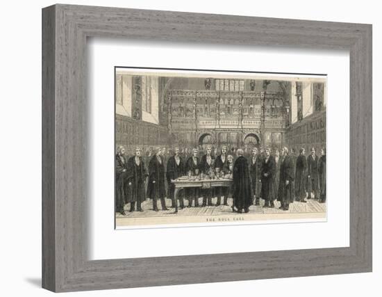 Newly Qualified Barristers Called to the Bar at the Inner Temple London-null-Framed Photographic Print