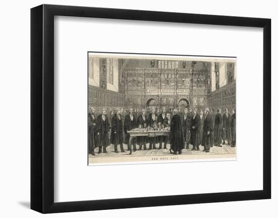 Newly Qualified Barristers Called to the Bar at the Inner Temple London-null-Framed Photographic Print