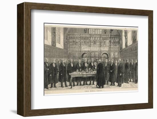 Newly Qualified Barristers Called to the Bar at the Inner Temple London-null-Framed Photographic Print