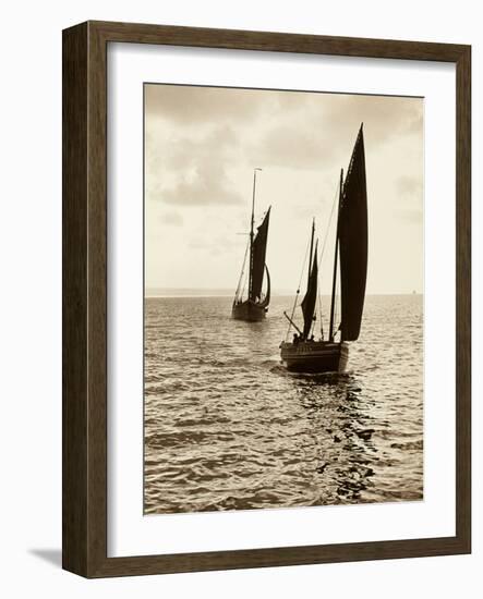 Newlyn Fishing Boats-null-Framed Photographic Print