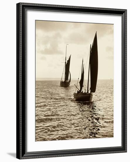 Newlyn Fishing Boats-null-Framed Photographic Print