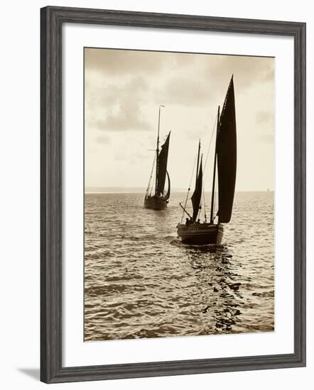 Newlyn Fishing Boats-null-Framed Photographic Print