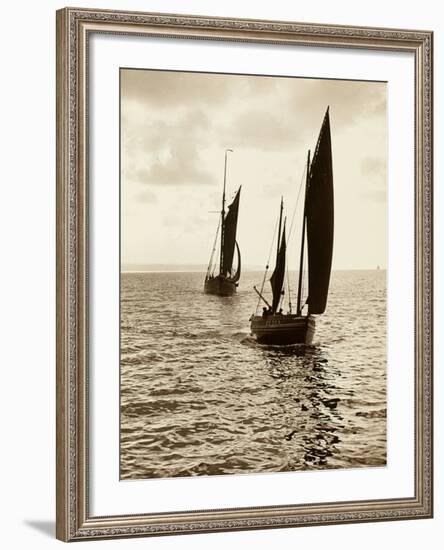 Newlyn Fishing Boats-null-Framed Photographic Print