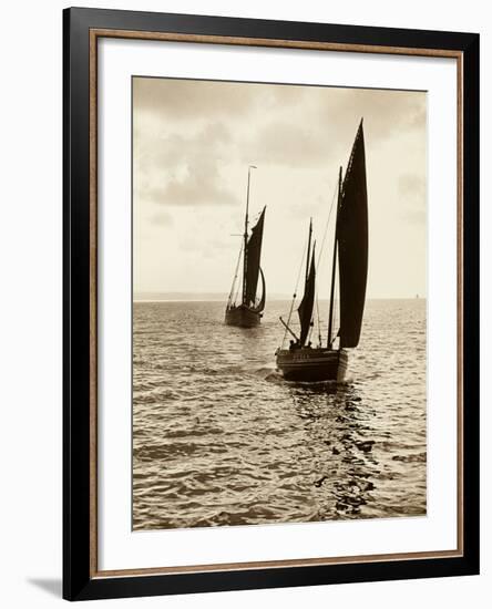 Newlyn Fishing Boats-null-Framed Photographic Print