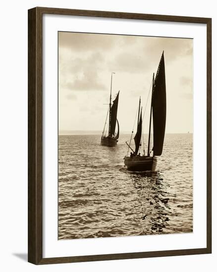 Newlyn Fishing Boats--Framed Photographic Print