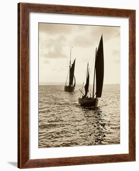 Newlyn Fishing Boats-null-Framed Photographic Print