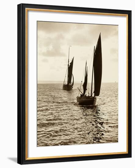 Newlyn Fishing Boats-null-Framed Photographic Print