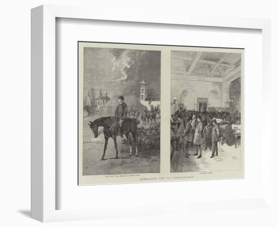 Newmarket and its Surroundings-null-Framed Giclee Print