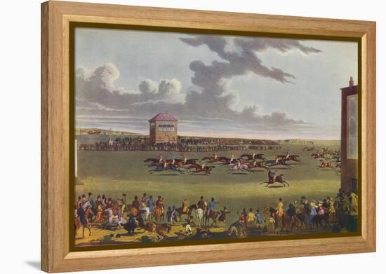 Newmarket Races, 1909-James Pollard-Framed Premier Image Canvas