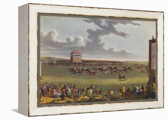 Newmarket Races, 1909-James Pollard-Framed Premier Image Canvas