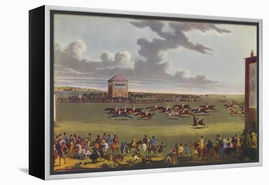 Newmarket Races, 1909-James Pollard-Framed Premier Image Canvas