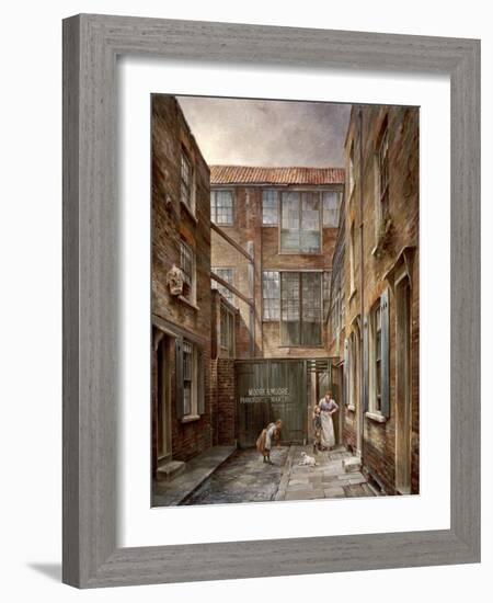 Newnham's Place, Bishopsgate, 1890-1891-Walter Riddle-Framed Giclee Print