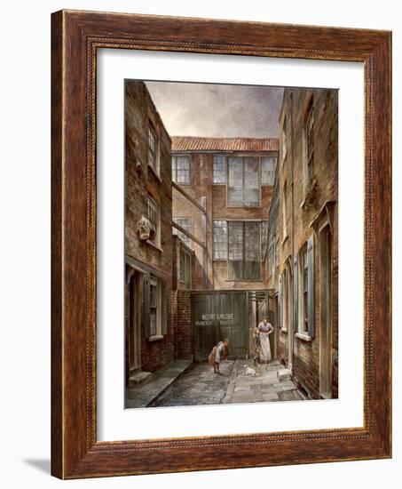 Newnham's Place, Bishopsgate, 1890-1891-Walter Riddle-Framed Giclee Print