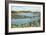 Newport and Lake Memphremagog, Vermont-null-Framed Art Print