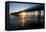 Newport Beach Pier Sundown-gabe9000c-Framed Premier Image Canvas