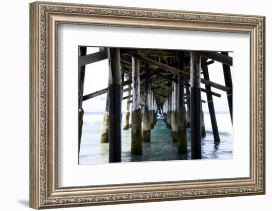 Newport Beach Pier-John Gusky-Framed Photographic Print