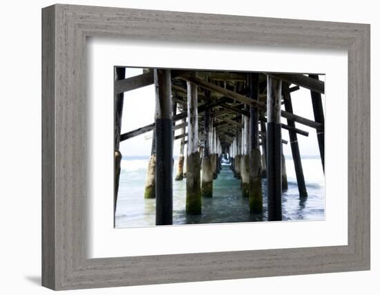 Newport Beach Pier-John Gusky-Framed Photographic Print