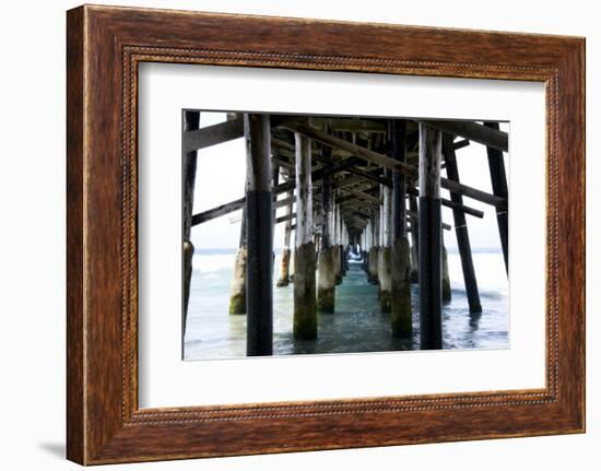 Newport Beach Pier-John Gusky-Framed Photographic Print