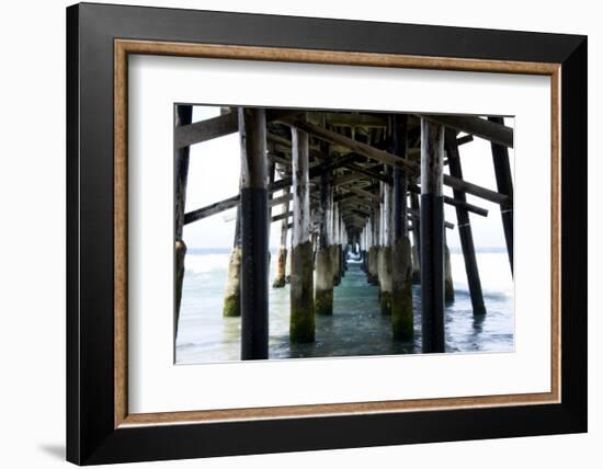 Newport Beach Pier-John Gusky-Framed Photographic Print