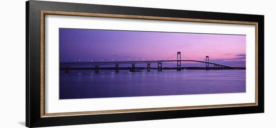 Newport Bridge Conanicut Island Newport Ri, USA-null-Framed Photographic Print