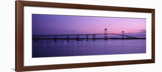 Newport Bridge Conanicut Island Newport Ri, USA-null-Framed Photographic Print