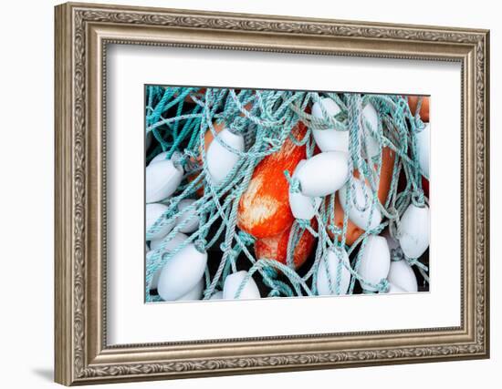 Newport Crab Pots-Richard Wong-Framed Photographic Print