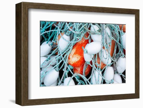 Newport Crab Pots-Richard Wong-Framed Photographic Print