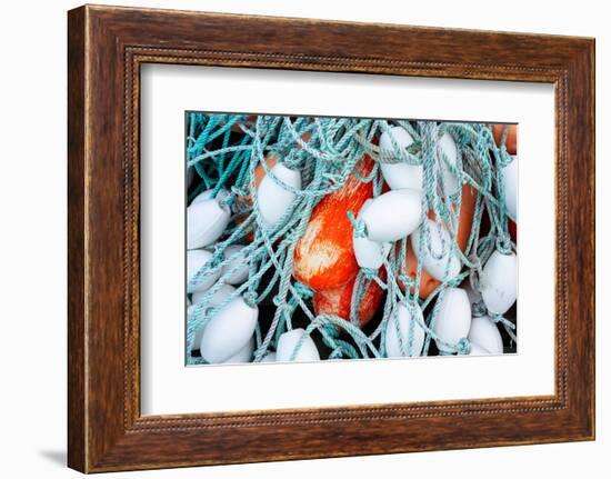 Newport Crab Pots-Richard Wong-Framed Photographic Print