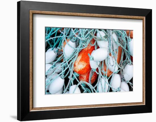 Newport Crab Pots-Richard Wong-Framed Photographic Print