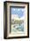 Newport - Dave Thompson Contemporary Travel Print-Dave Thompson-Framed Giclee Print