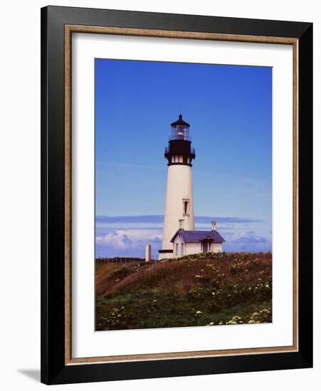 Newport Lighthouse-Ike Leahy-Framed Photographic Print