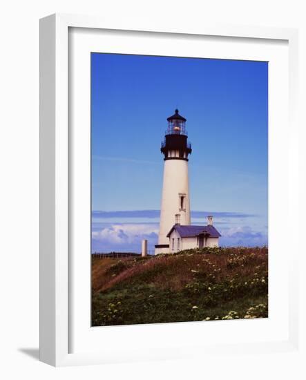 Newport Lighthouse-Ike Leahy-Framed Photographic Print