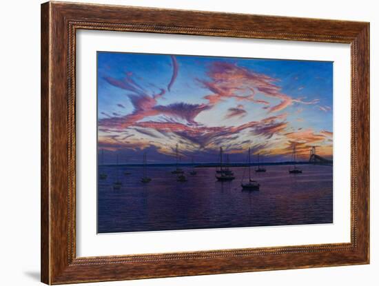 Newport Lights-Bruce Dumas-Framed Giclee Print