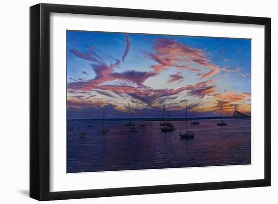 Newport Lights-Bruce Dumas-Framed Giclee Print