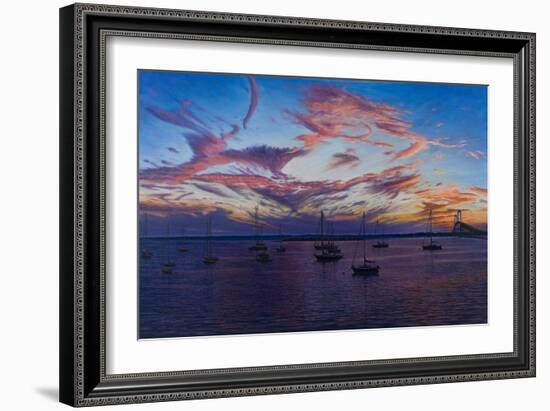 Newport Lights-Bruce Dumas-Framed Giclee Print